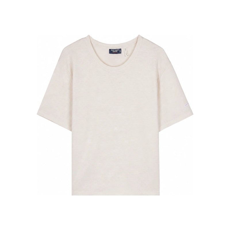 Saint James Women’s LILLE Linen T-Shirt ECUME