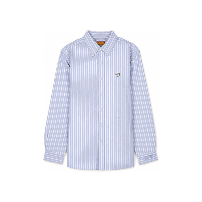 Humanmade Men’s Stripe Oxford Shirt Blue Long Sleeve