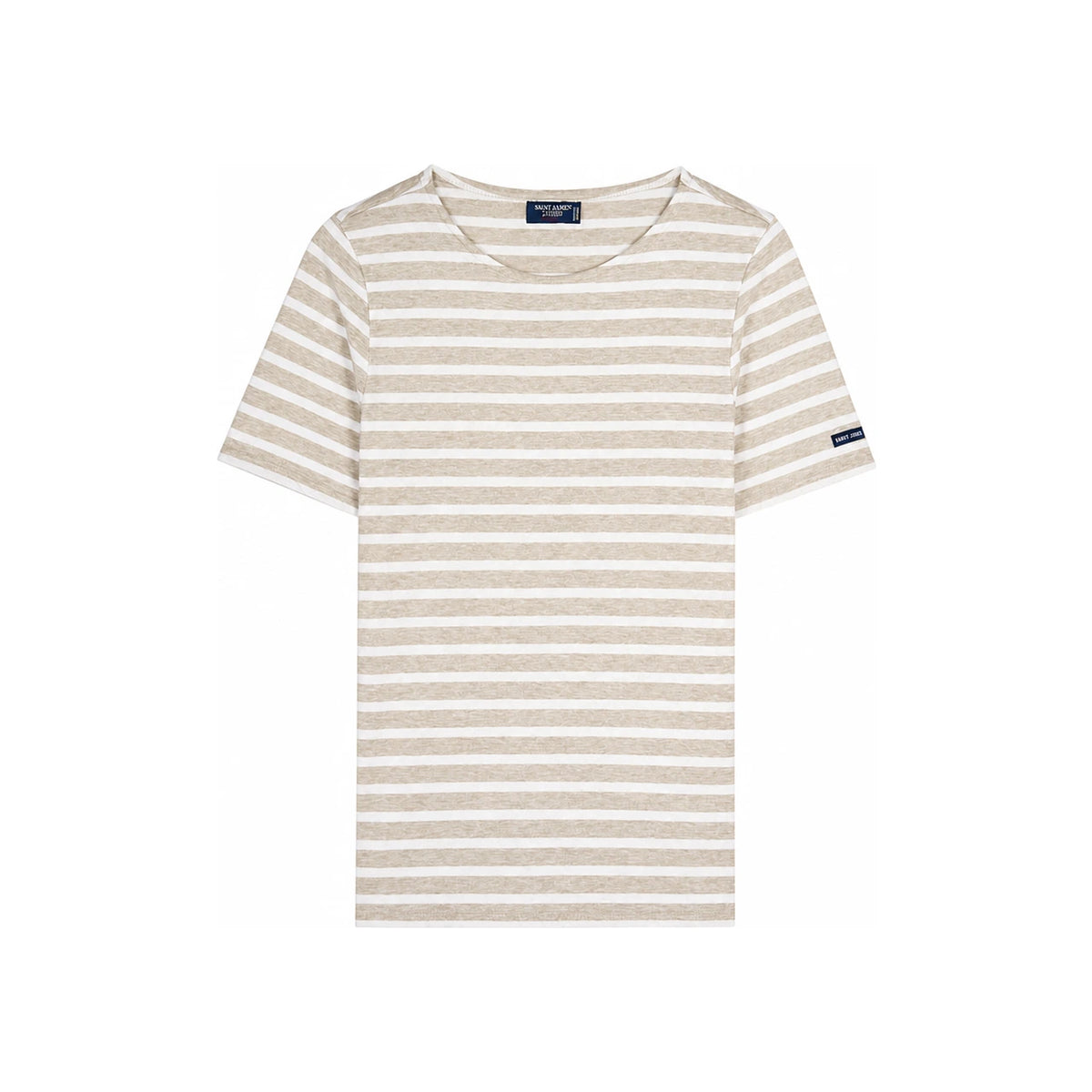 Saint James Unisex Levant Modern T-Shirt Natural White