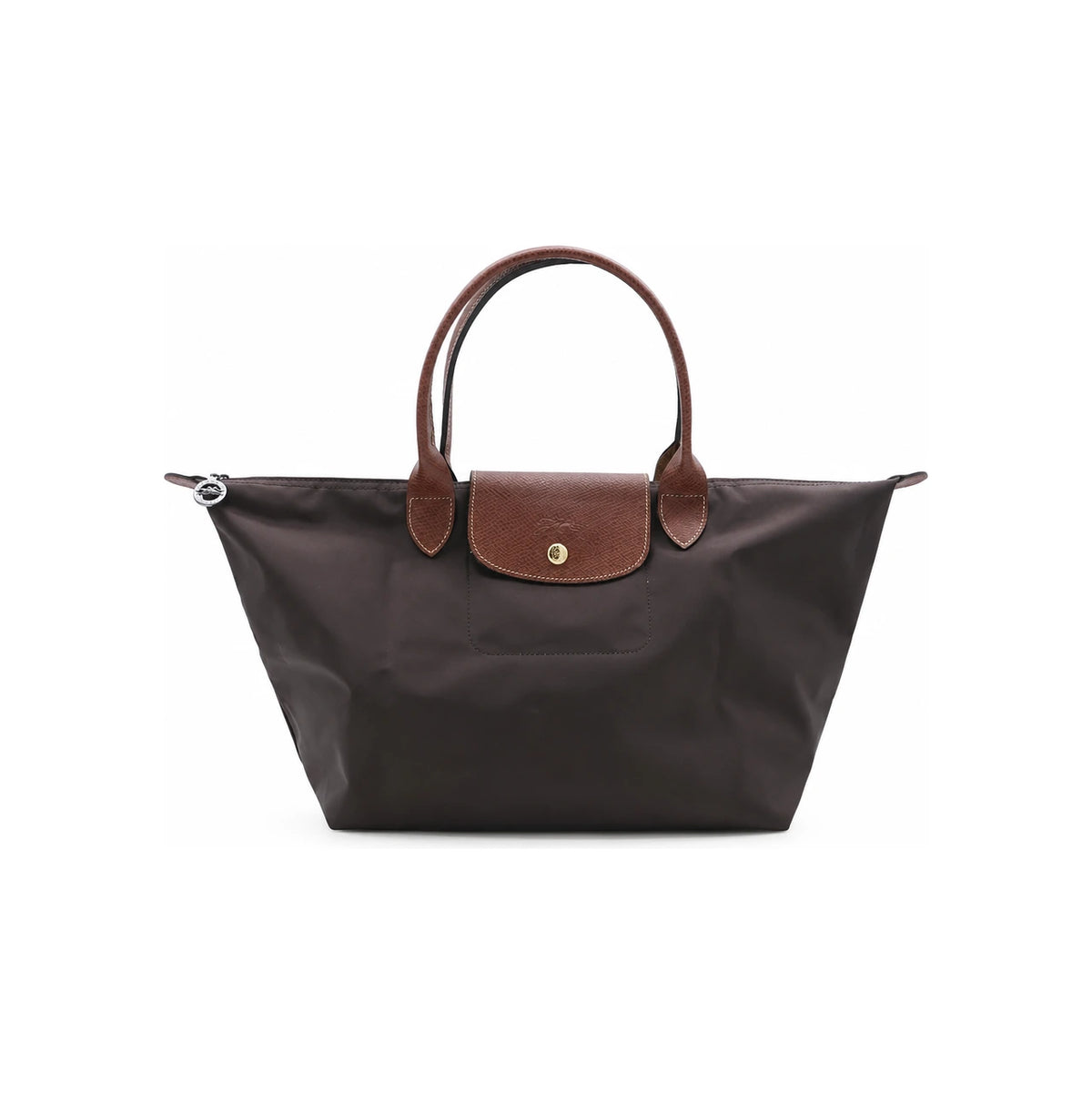 Longchamp Black Leather Tote Bag