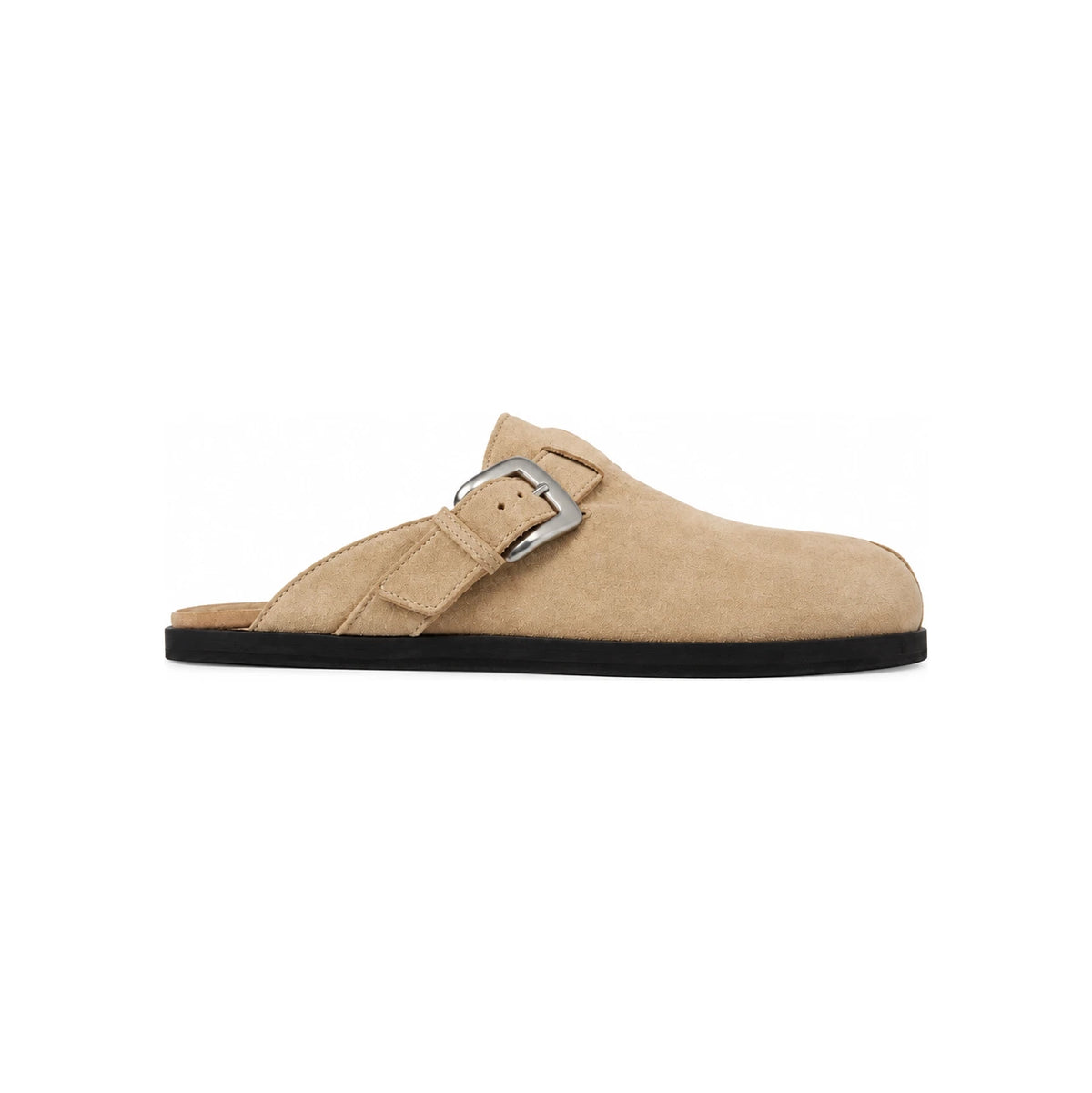 Maison Margiela Pale Khaki Leather Mules Slippers Men