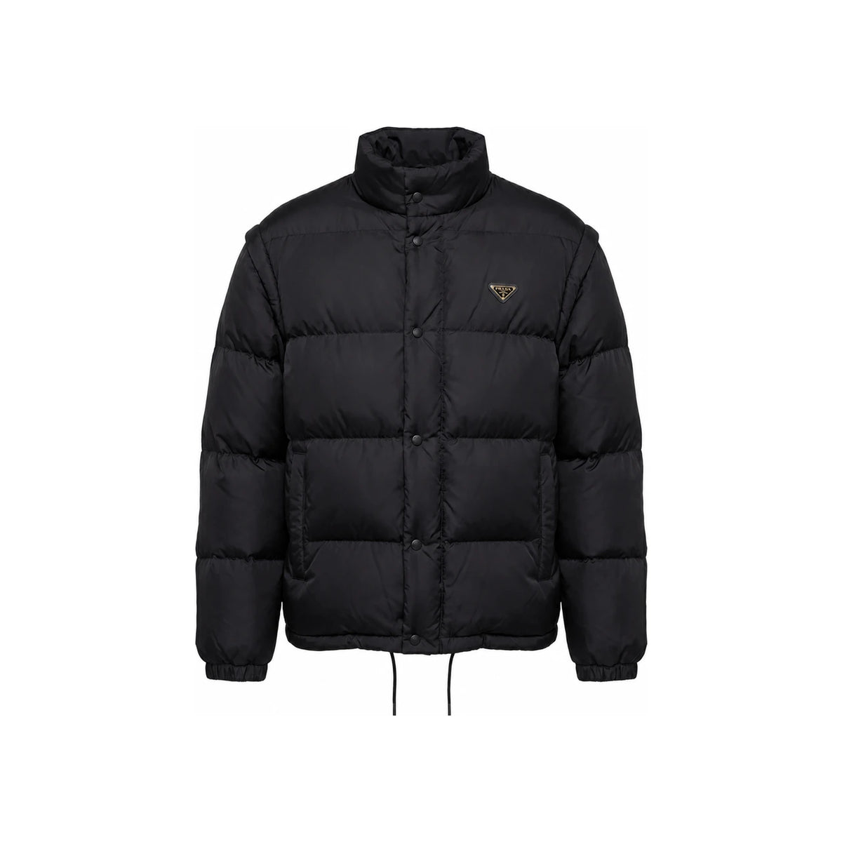 PRADA Black Nylon Down Puffer Jacket for Men