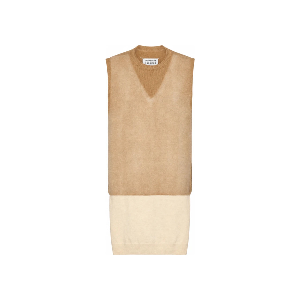 Maison Margiela Gray Wool Knit Vest