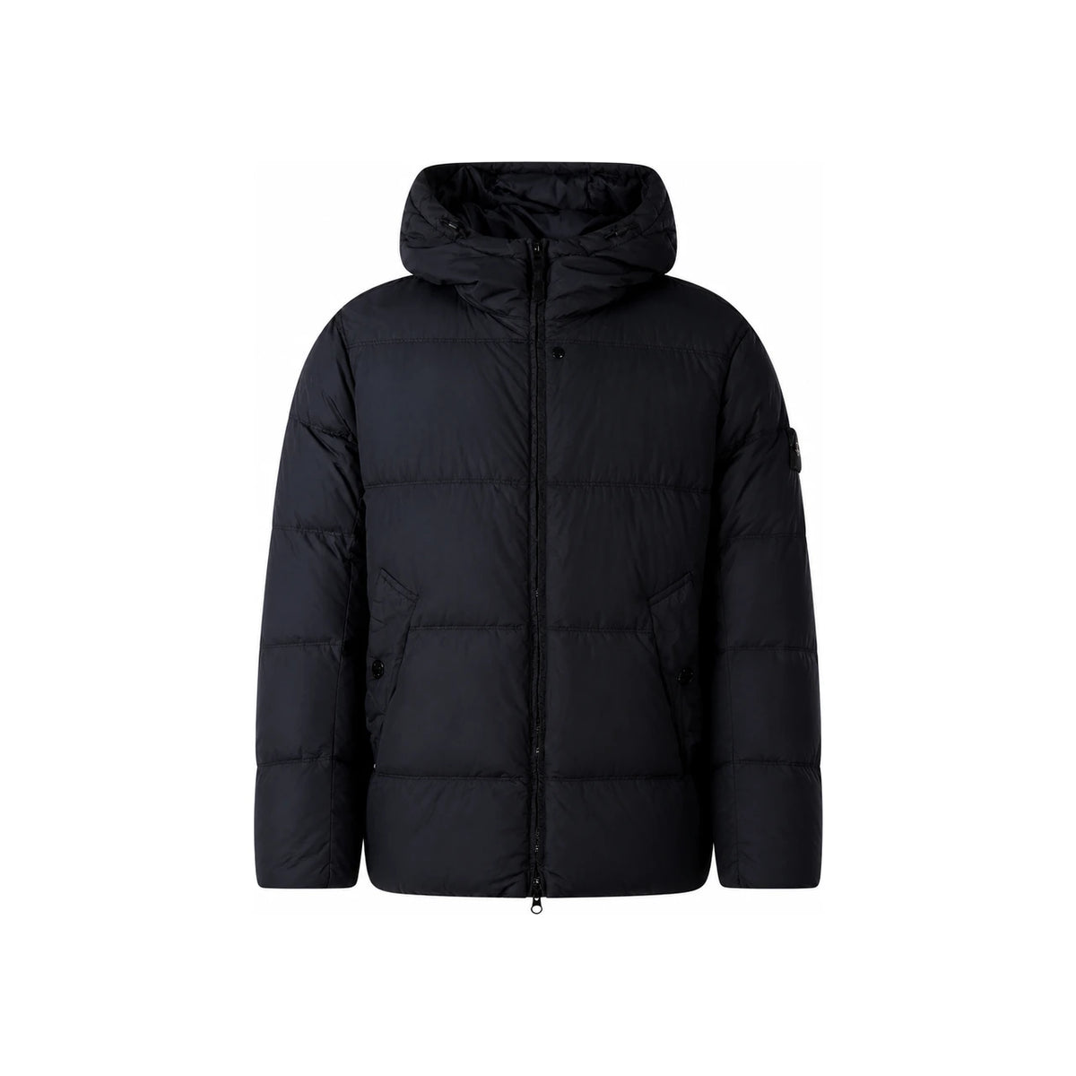 STONE ISLAND Black Down Puffer Jacket Men’s