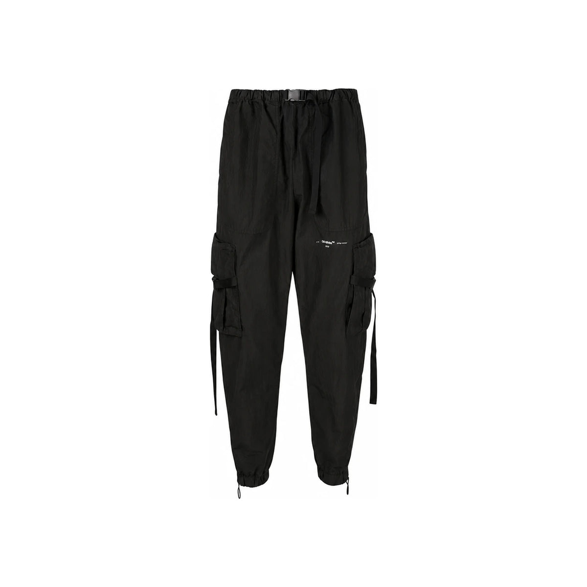 Alexander Mcqueen Black Parachute Relaxed Fit Cargo Pants