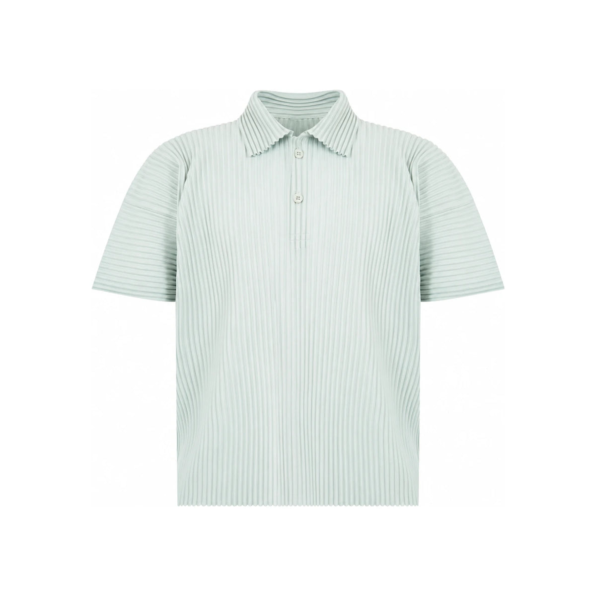 Issey Miyake Homme Plisse Monthly Color June Men's Pleated Polo Shirt