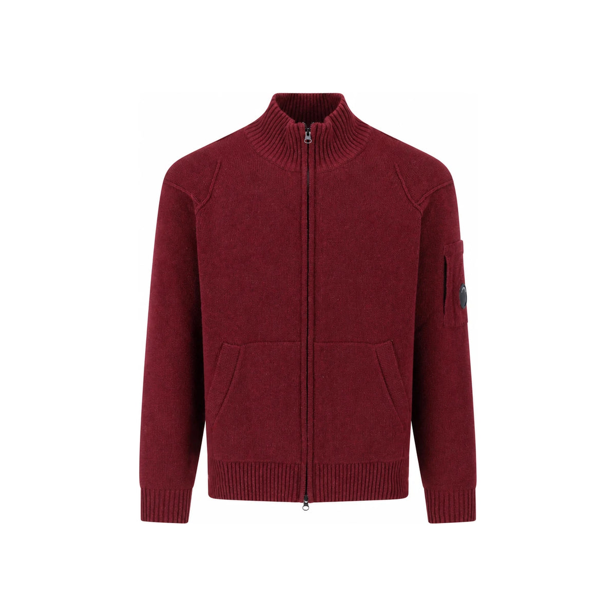 CP Company Andorra Red Knit Cardigan for Men