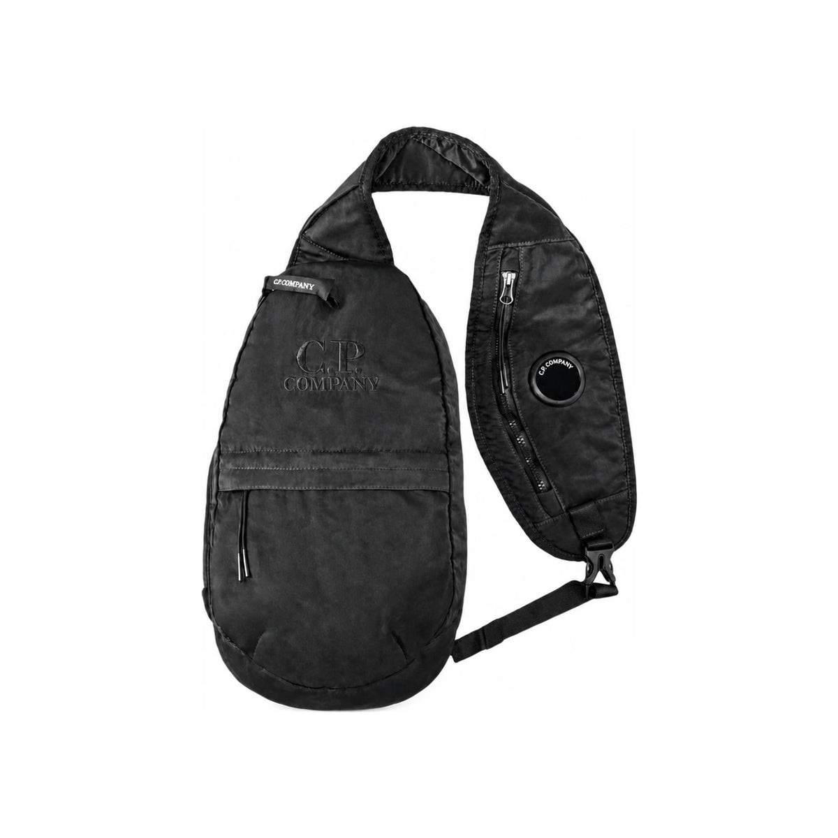 CP Company Nylon B Lens Crossbody Bag Black