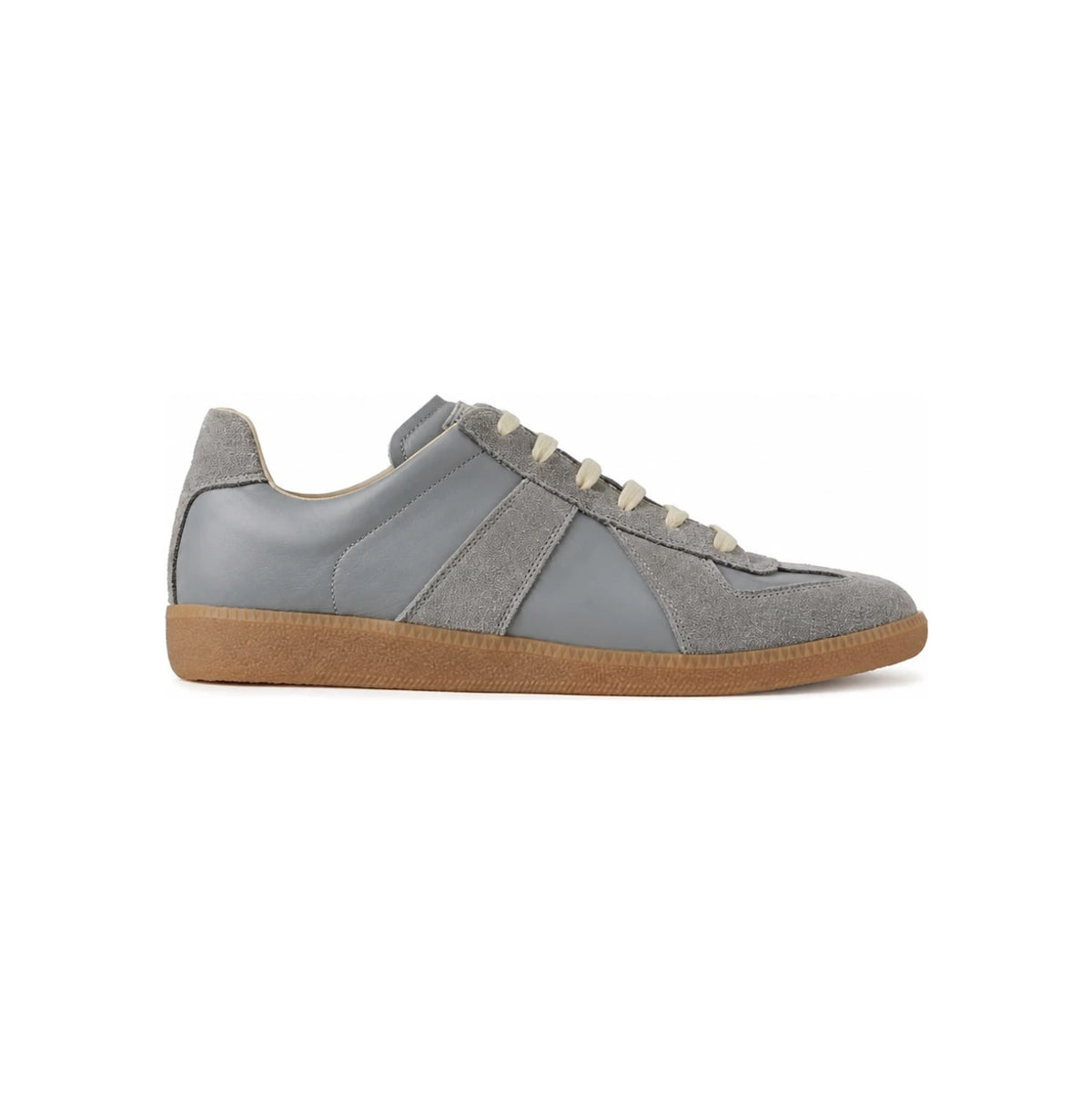 Maison Margiela Black Leather Low-Top Sneakers