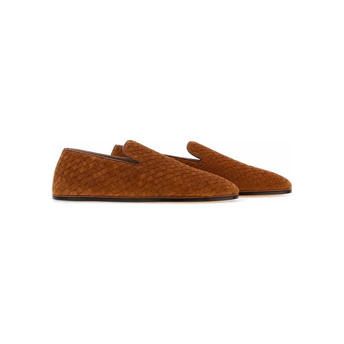 Bottega Veneta Brown Leather Loafer Men’s Dress Shoes