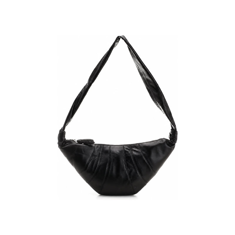 Lemaire Medium Croissant Bum Shoulder Bag Black