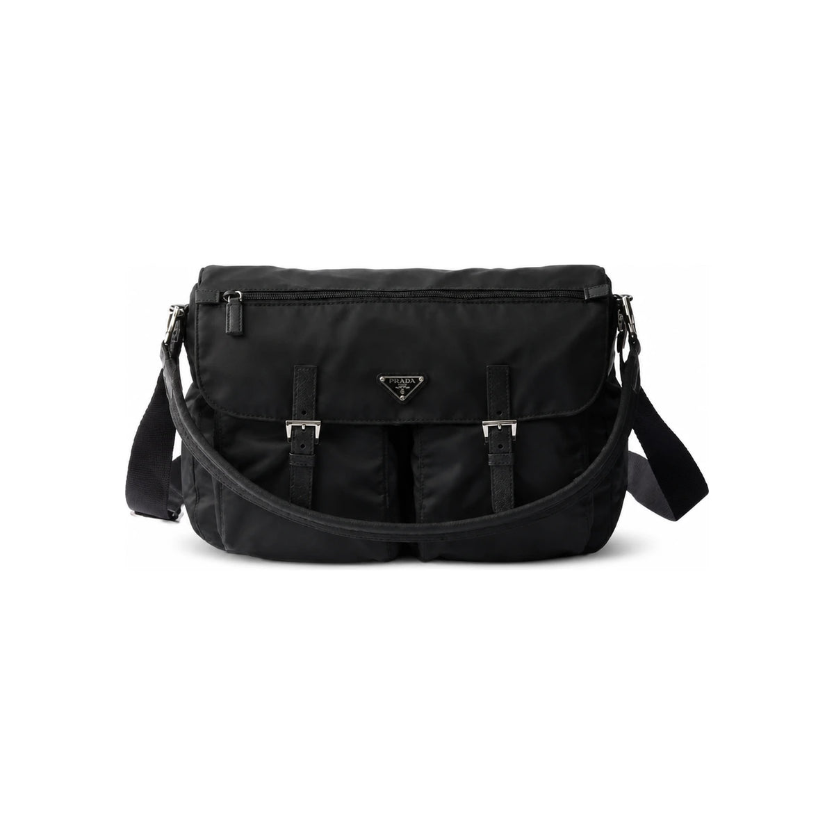 PRADA Re-Nylon Crossbody Bag Black