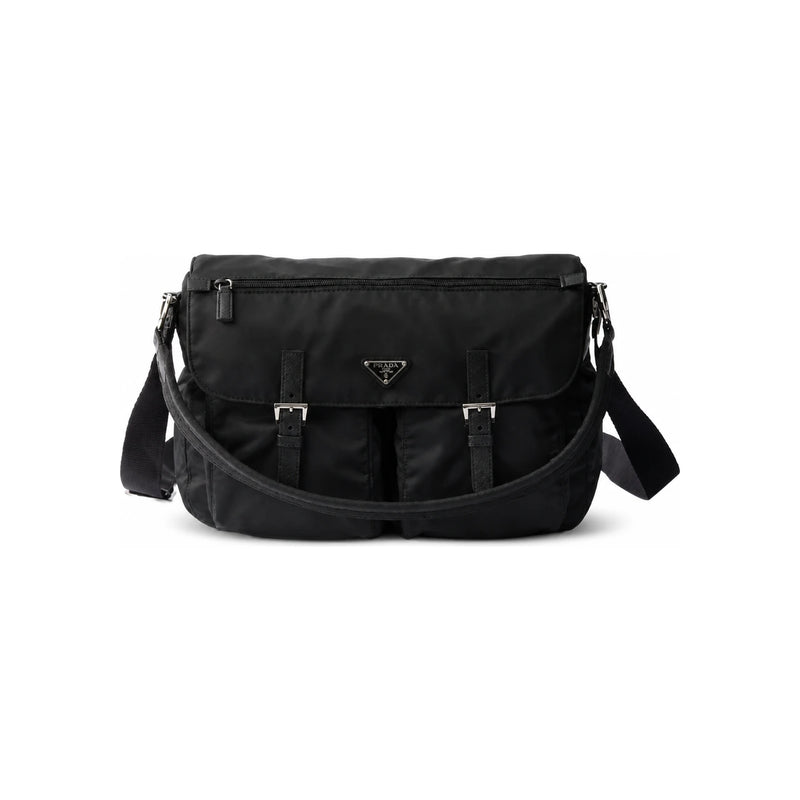 PRADA Re-Nylon Crossbody Bag Black