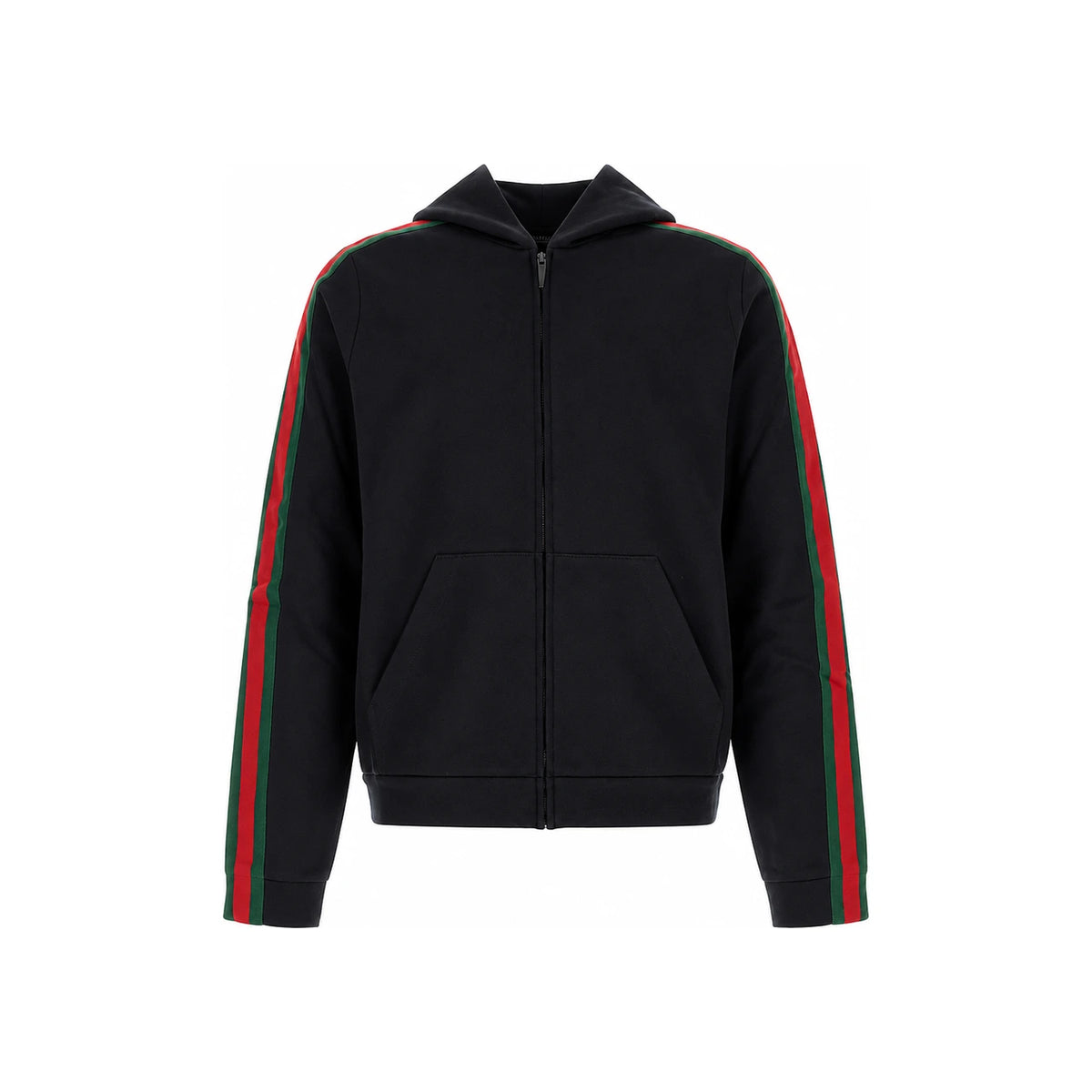 GUCCI Blue Zip-Up Knit Sweater for Men