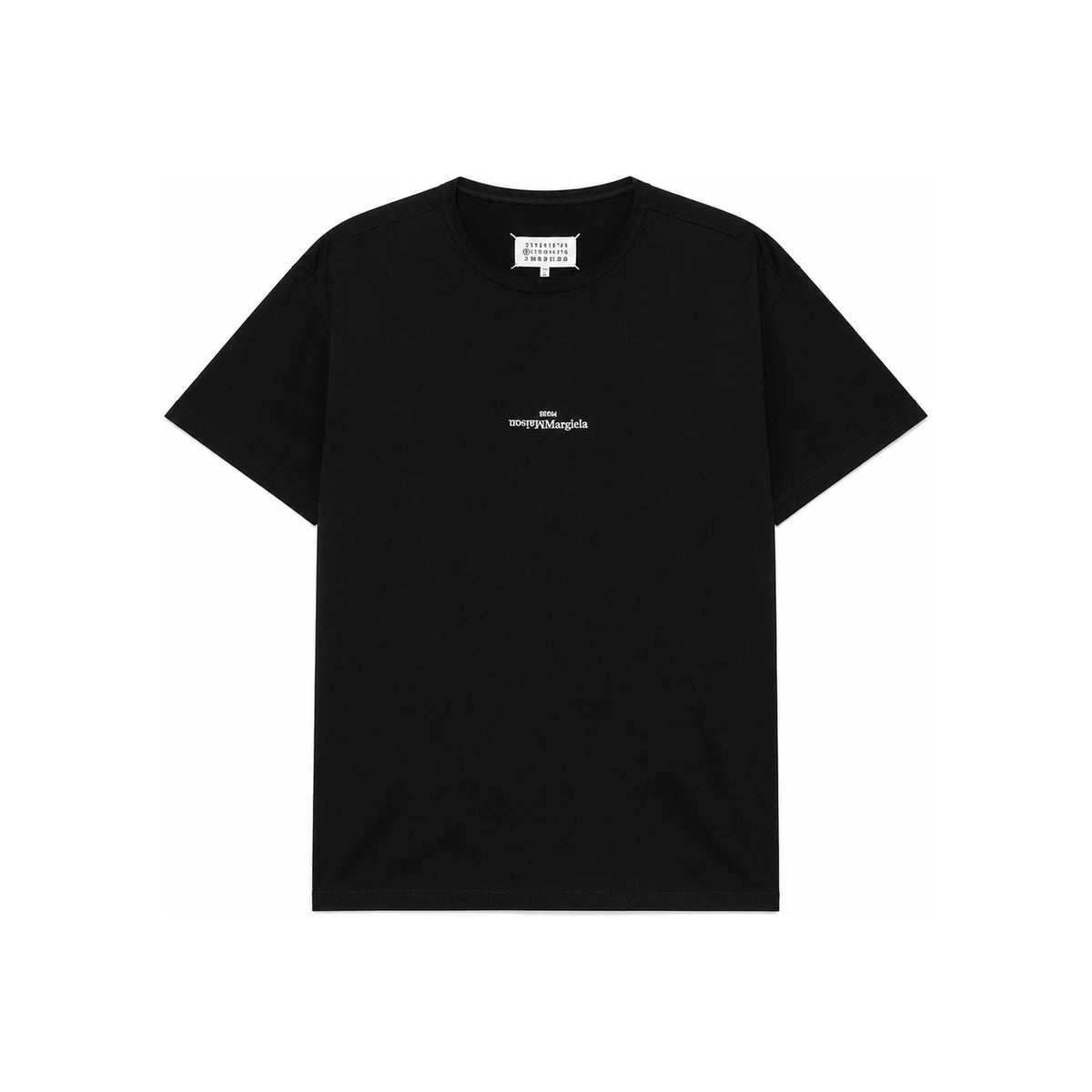 Maison Margiela Black Cotton Short Sleeve T-Shirt