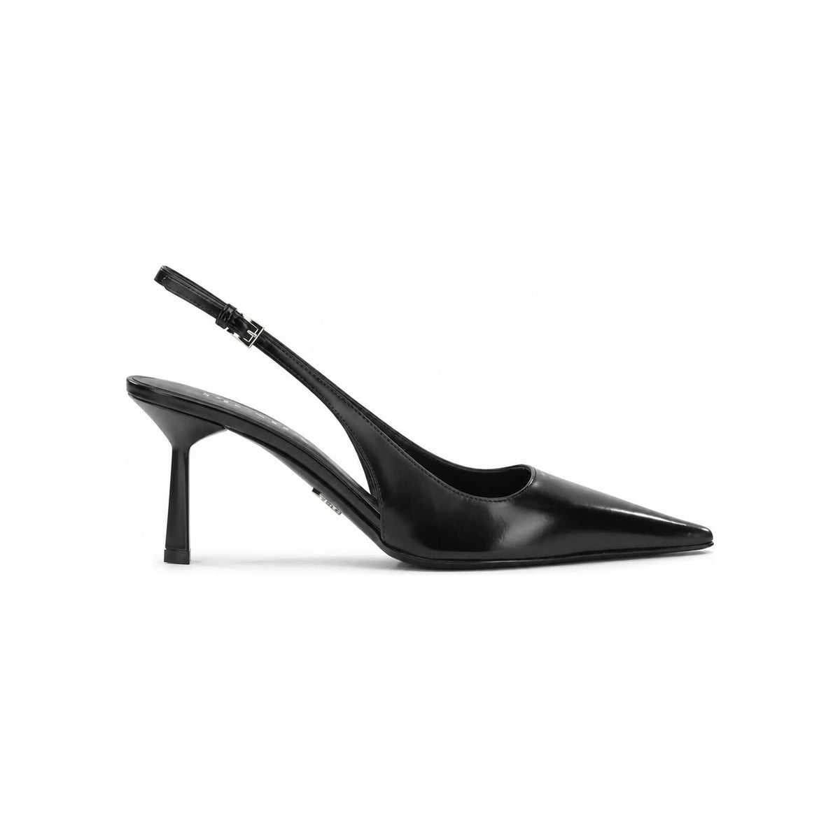 PRADA Black Patent Leather Slingback Pumps
