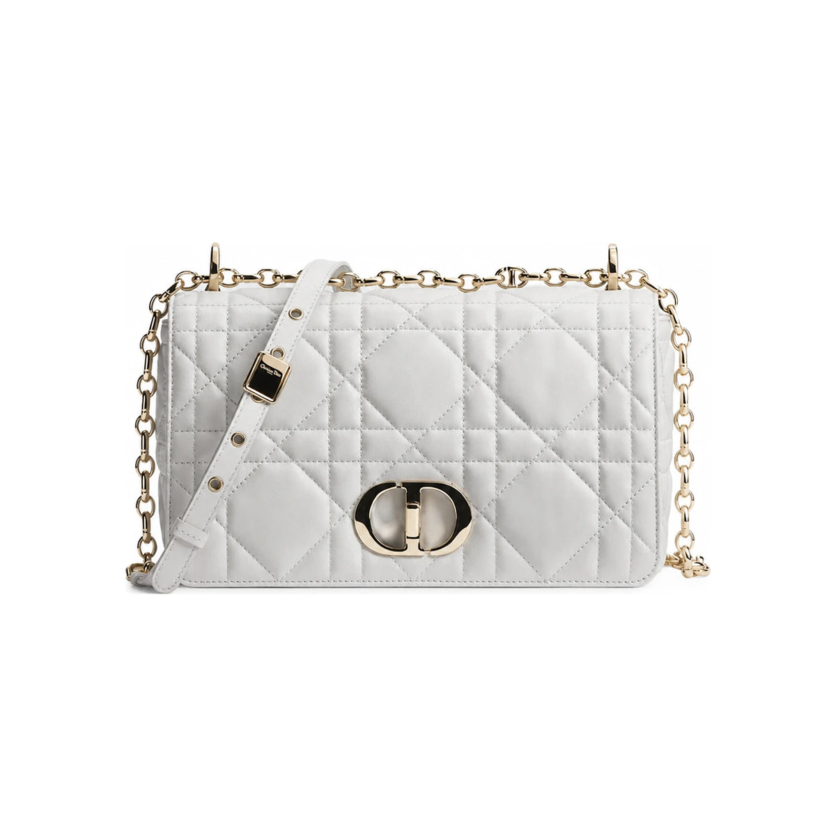 DIOR Soft Dior Caro Bag Medium Grey Pietro Macro Cannage Lambskin M9253OHPA M68G