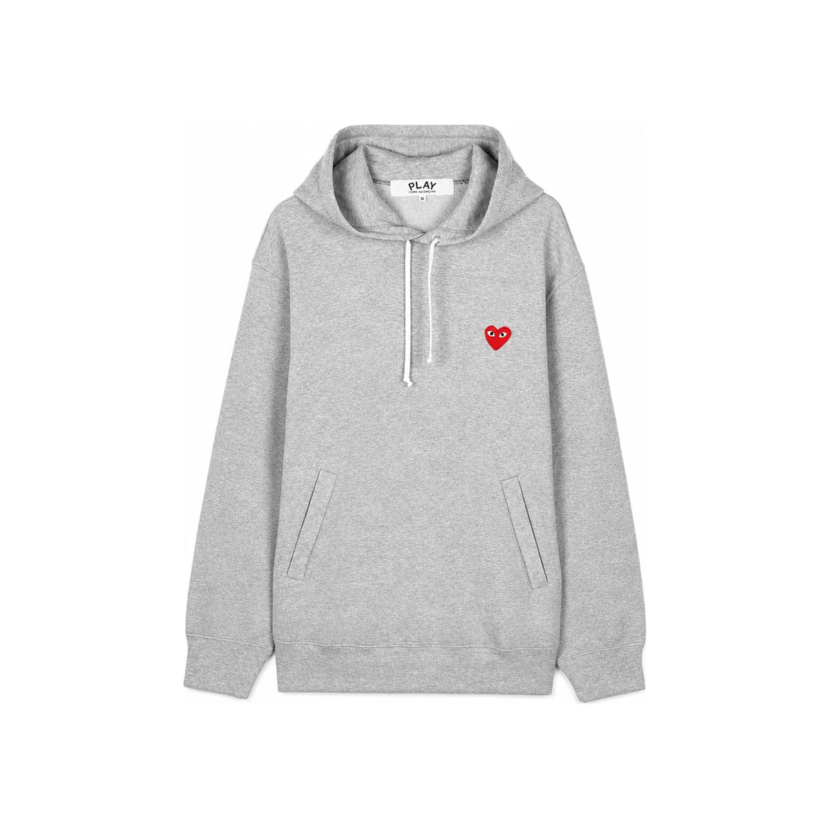 Comme des Garcons Unisex Red Heart Patch Hoodie AZ T170 051 GREY