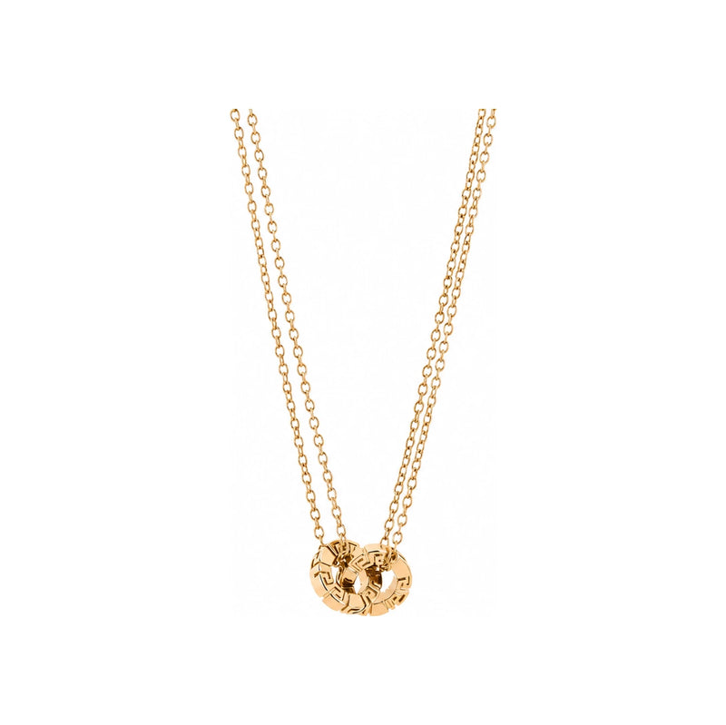 Versace Greca Double Chain Necklace for Men 1022781 1A00620 3J000