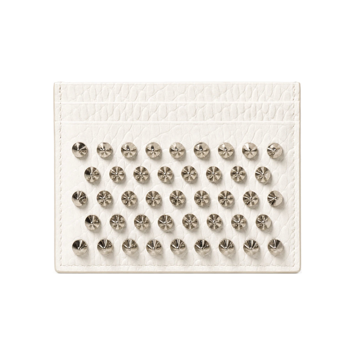 Christian Louboutin Kios Studded Leather Card Holder Unisex