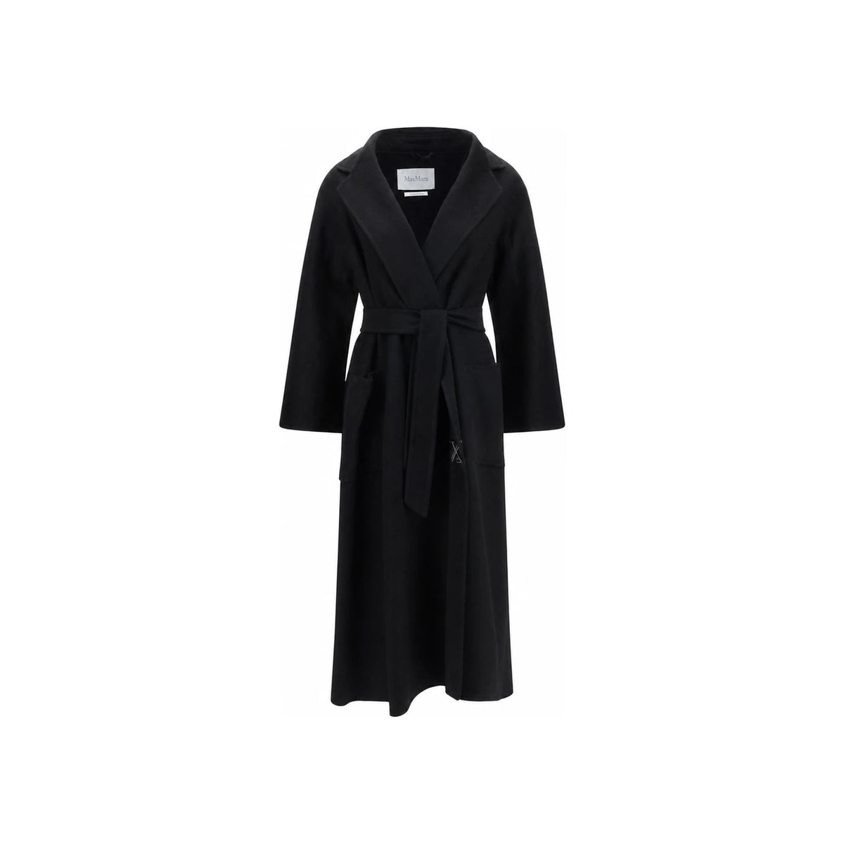 Max Mara Black Cashmere Ludmilla Coat 2621016051600 004