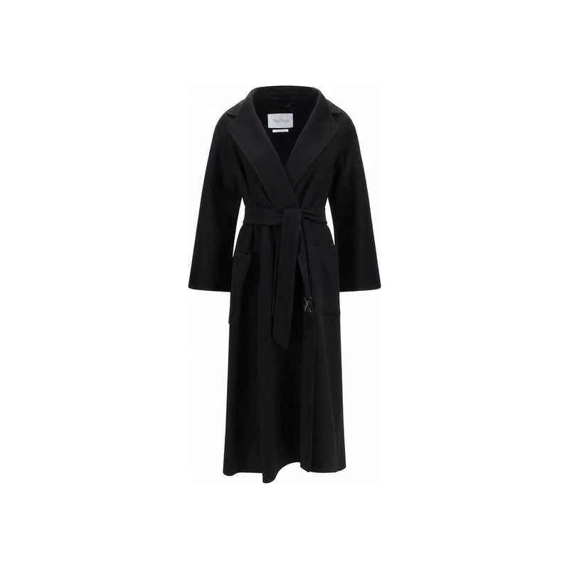 Max Mara Black Cashmere Ludmilla Coat 2621016051600 004