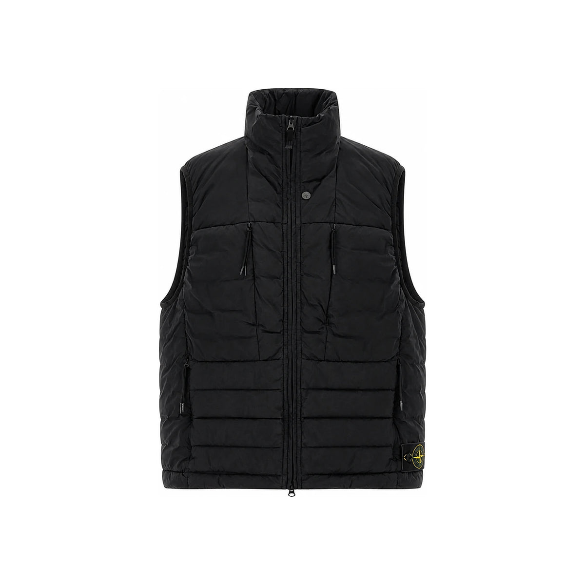 STONE ISLAND Seamless Tunnel Nylon Men’s Puffer Vest Black