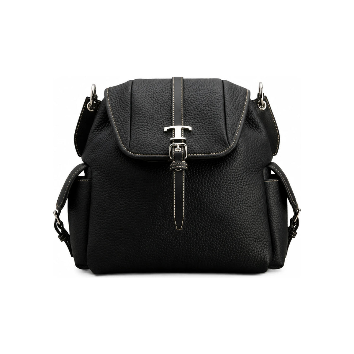 Tods T Timeless Mini Backpack Black Leather Women’s Backpack