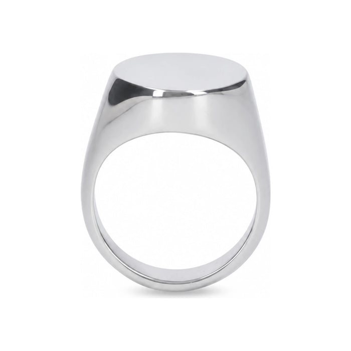 Maison Margiela Silver Dome Ring Jewelry