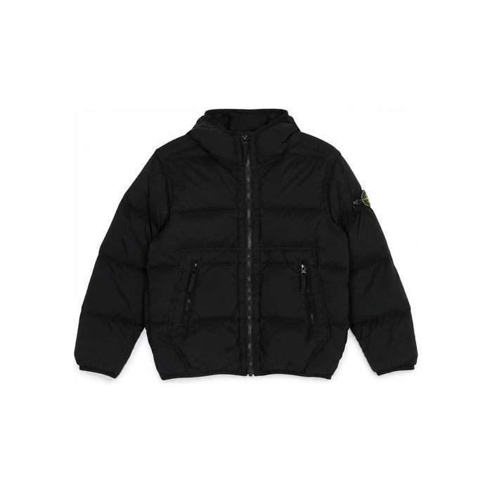 STONE ISLAND Kids Down Puffer Jacket Black