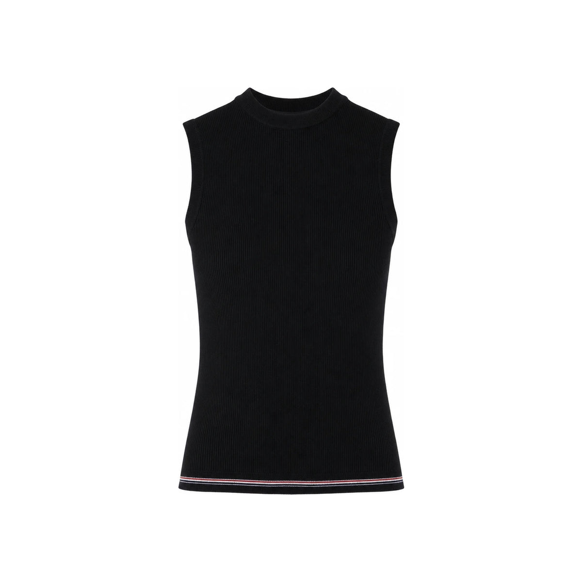 THOM BROWNE Cotton Tank Top Sleeveless Shirt White