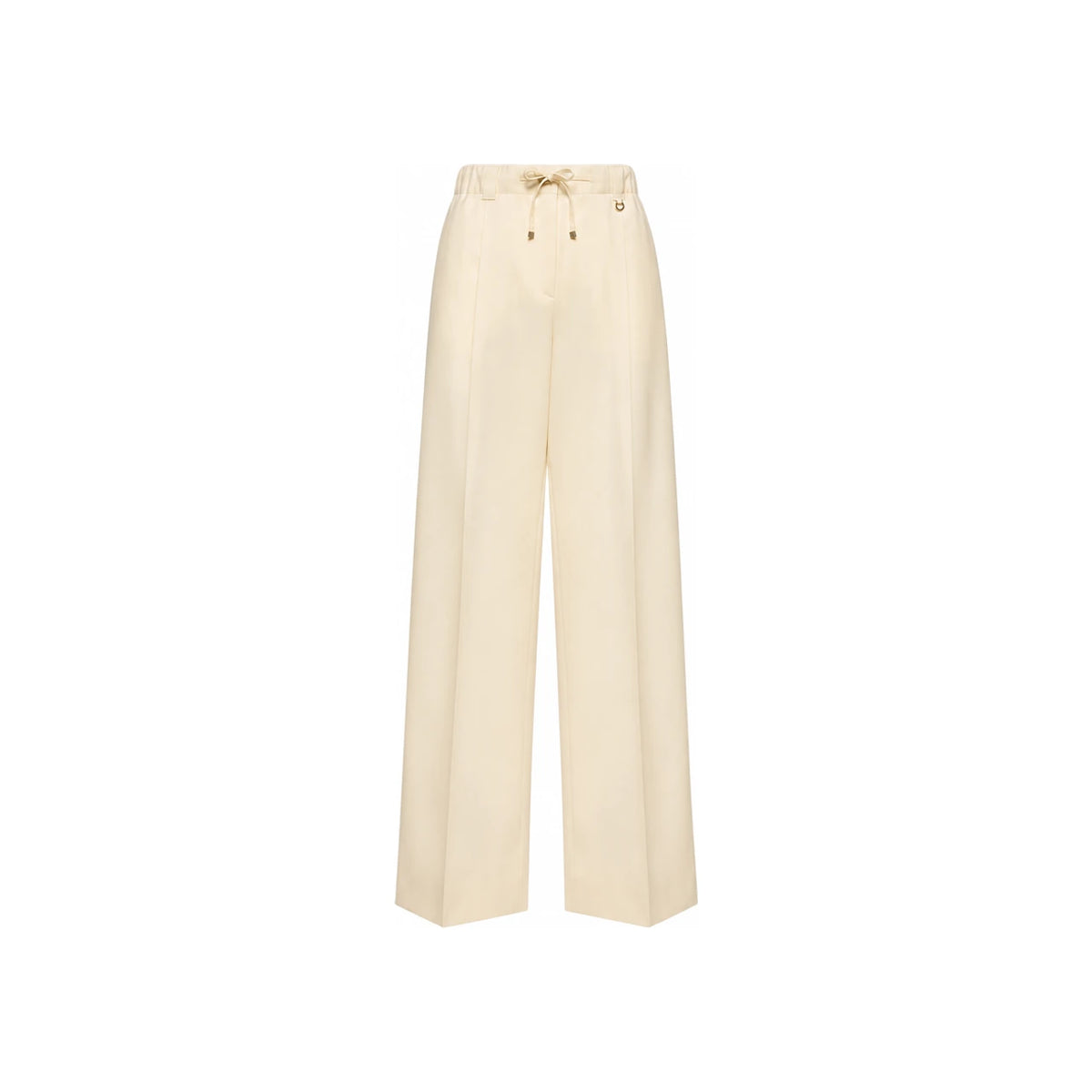 Moncler Black Crop Pants Women’s Cotton Blend Trouser