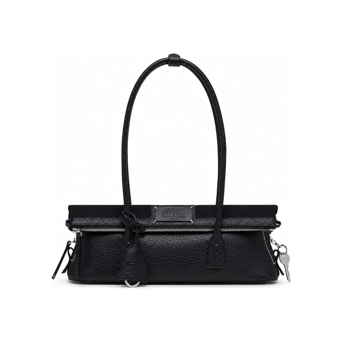 Maison Margiela Black Leather Shoulder Bag