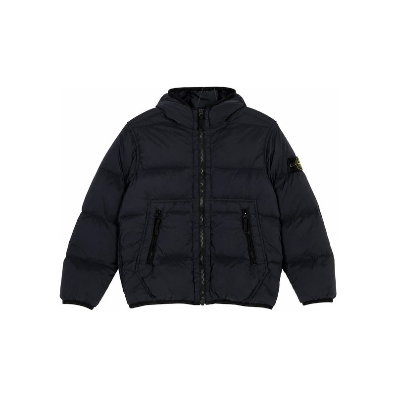 STONE ISLAND Kids Down Puffer Jacket Black