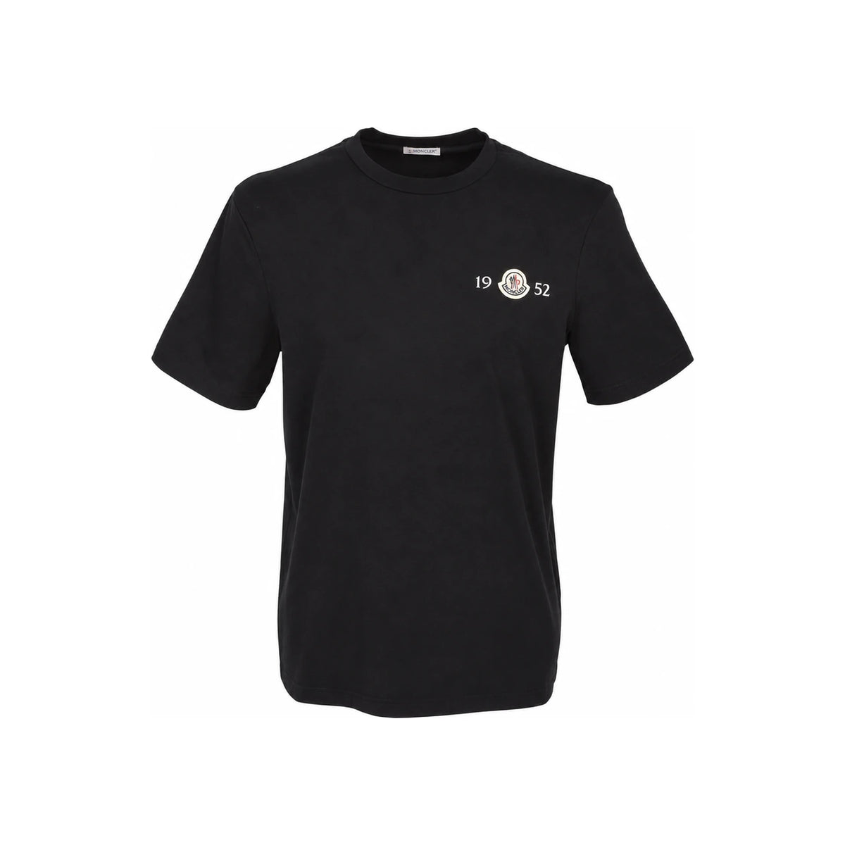 Moncler Men’s Short Sleeve T-Shirt Black Cotton