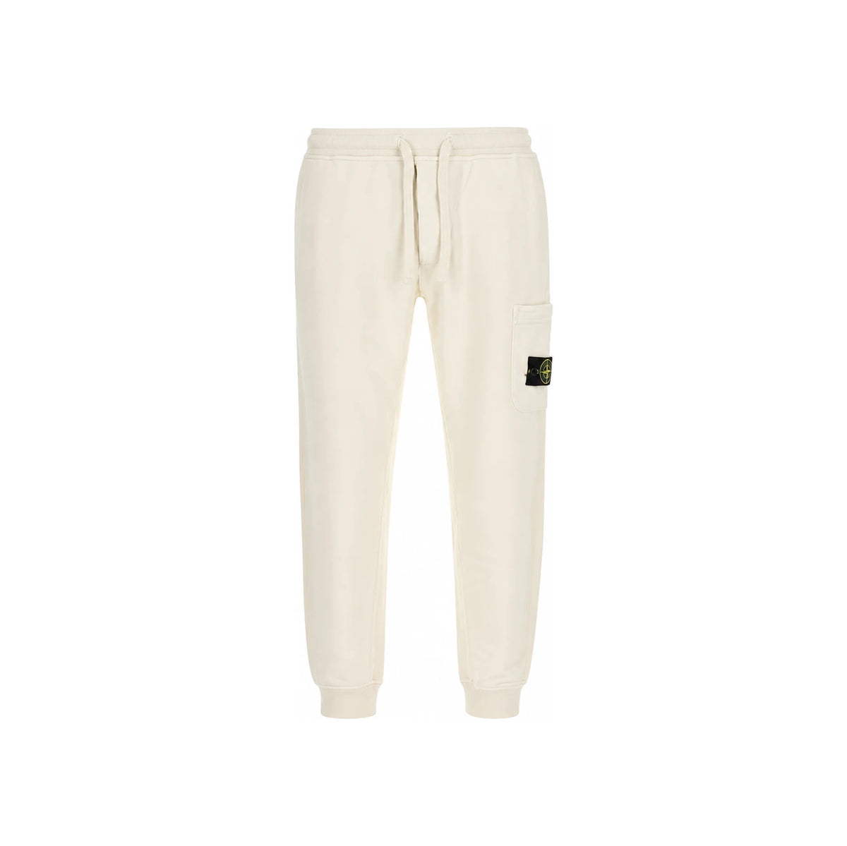 STONE ISLAND Black Cotton Jogger Sweatpants for Men