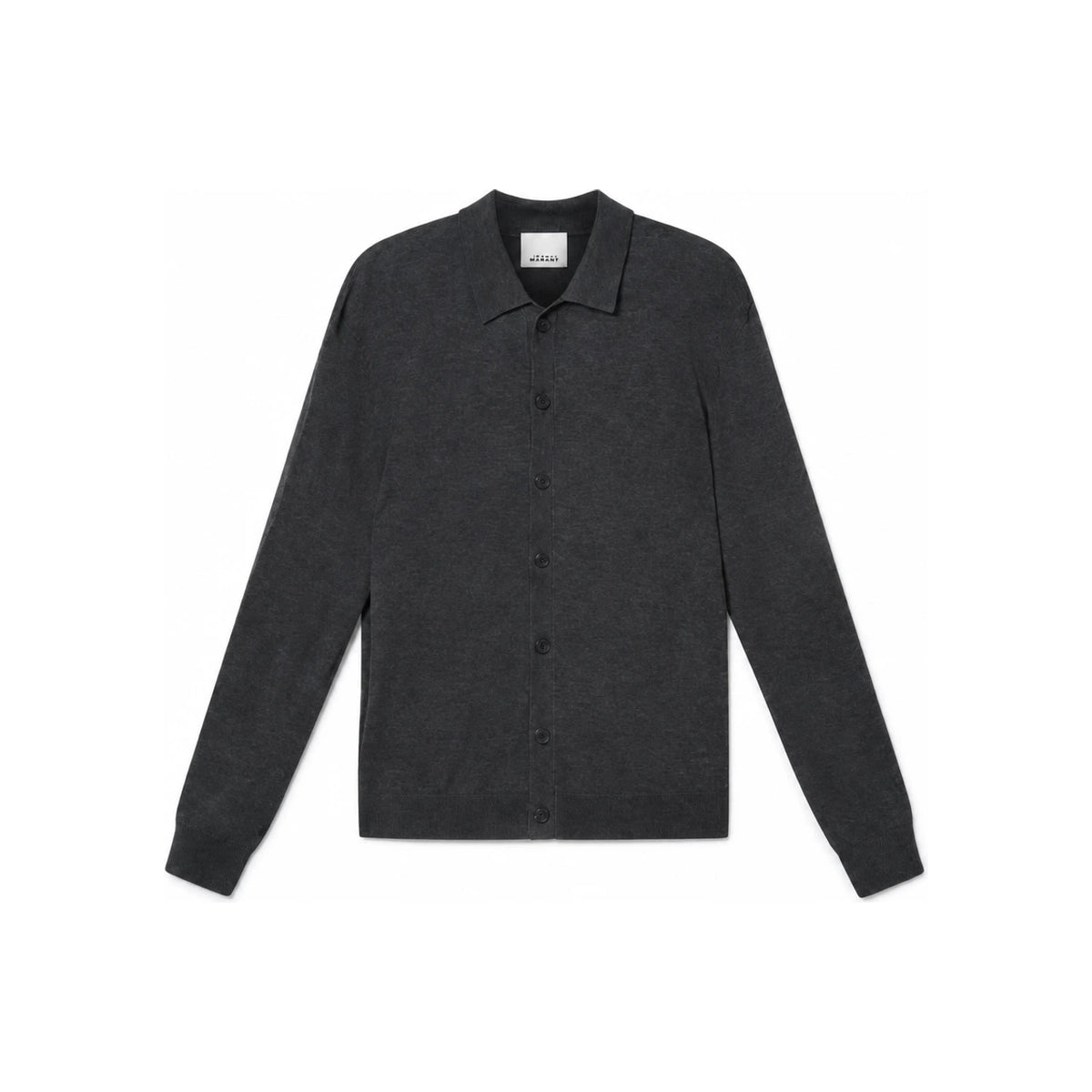 Isabel Marant Anthracite Wool Knit Cardigan for Men