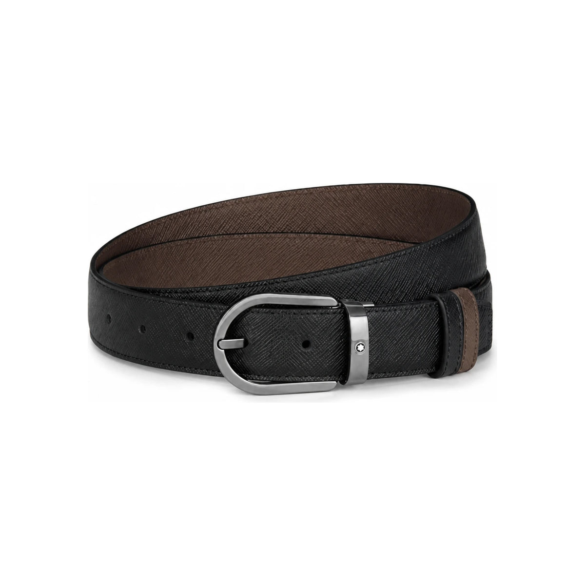 Montblanc Sartorial Black/Brown Reversible Leather Belt