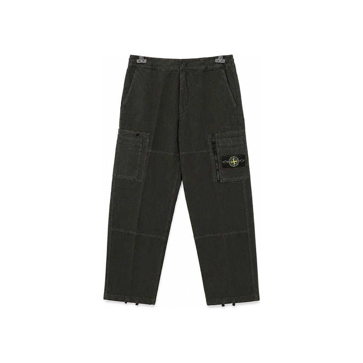 STONE ISLAND Organic Cotton Ripstop Cargo Pants Men Navy