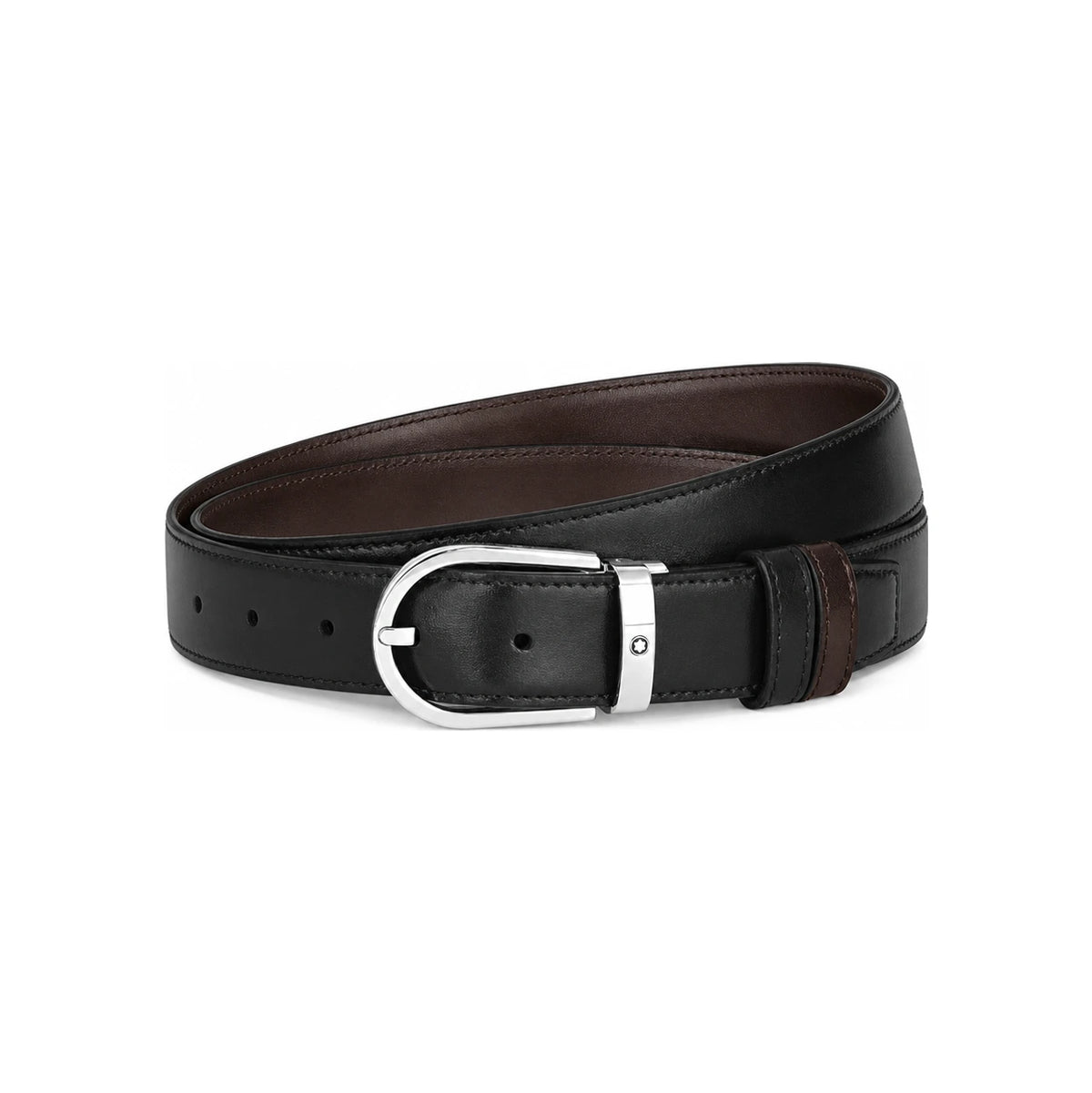 Montblanc Meisterstück Horseshoe Reversible Leather Belt 30mm