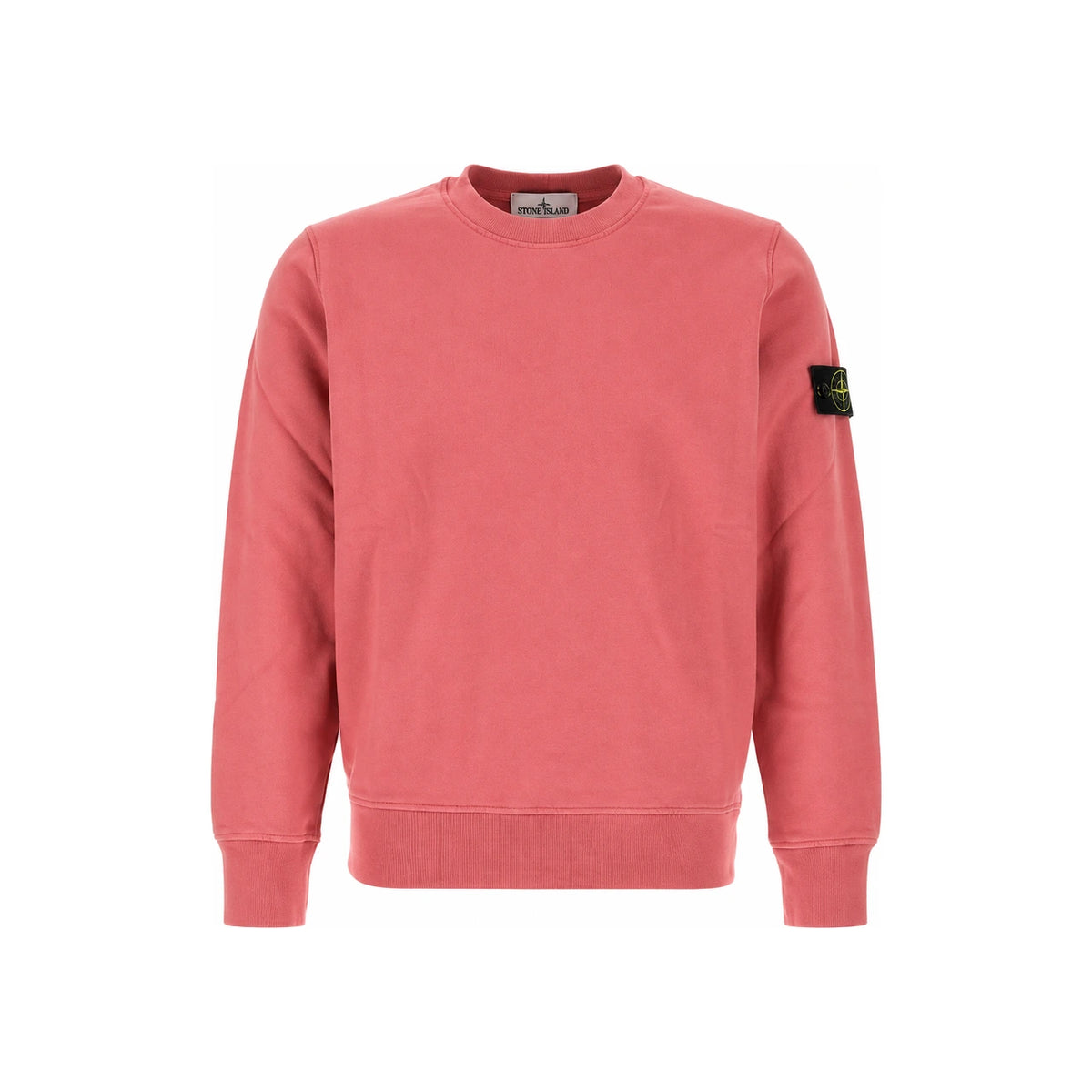 STONE ISLAND Black Cotton Sweatshirt for Men