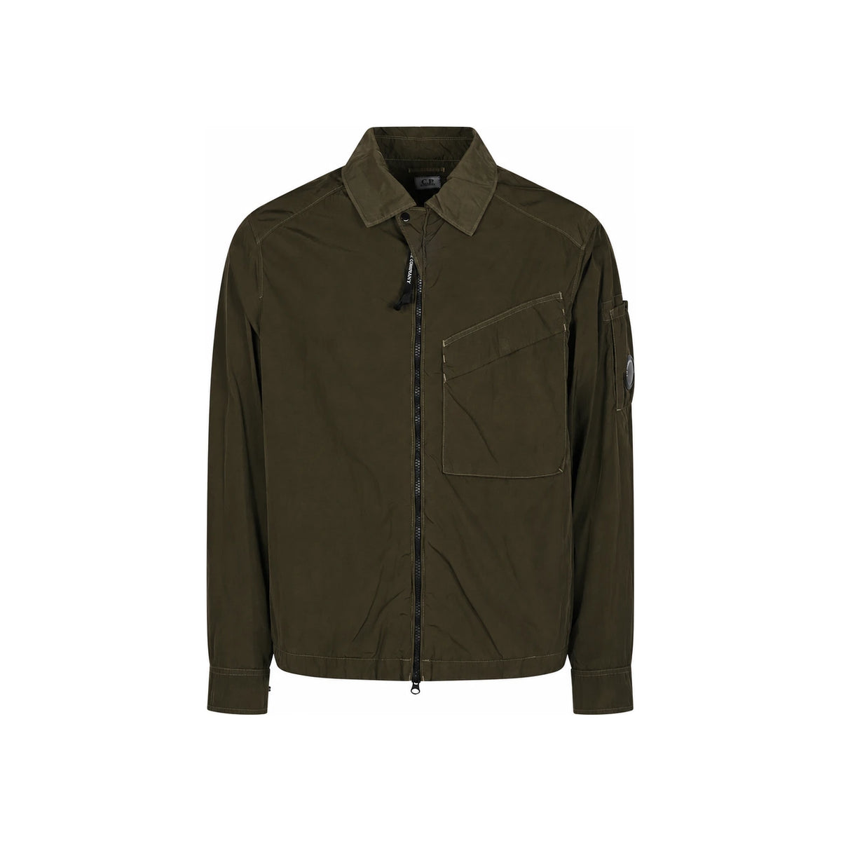 CP Company Long Sleeve Cotton Shirt Green Men