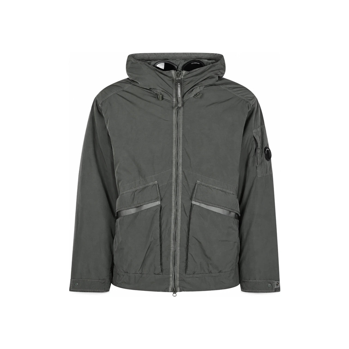 CP Company Castor Gray Down Puffer Jacket Women