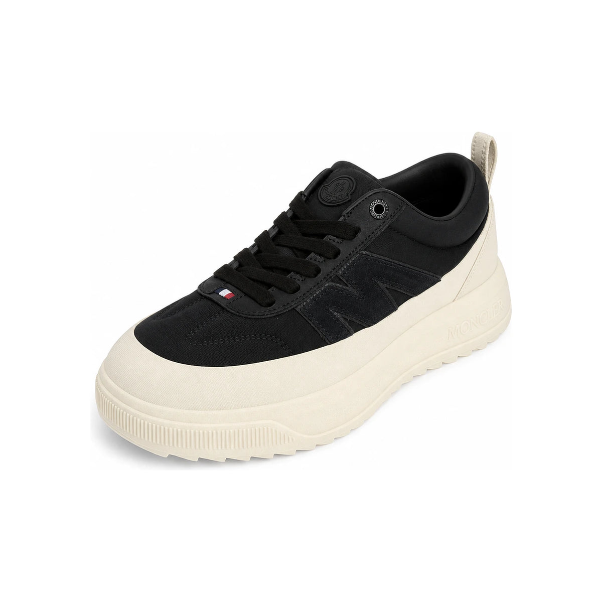 Moncler Altiv Mens Low-Top Sneakers Black Leather