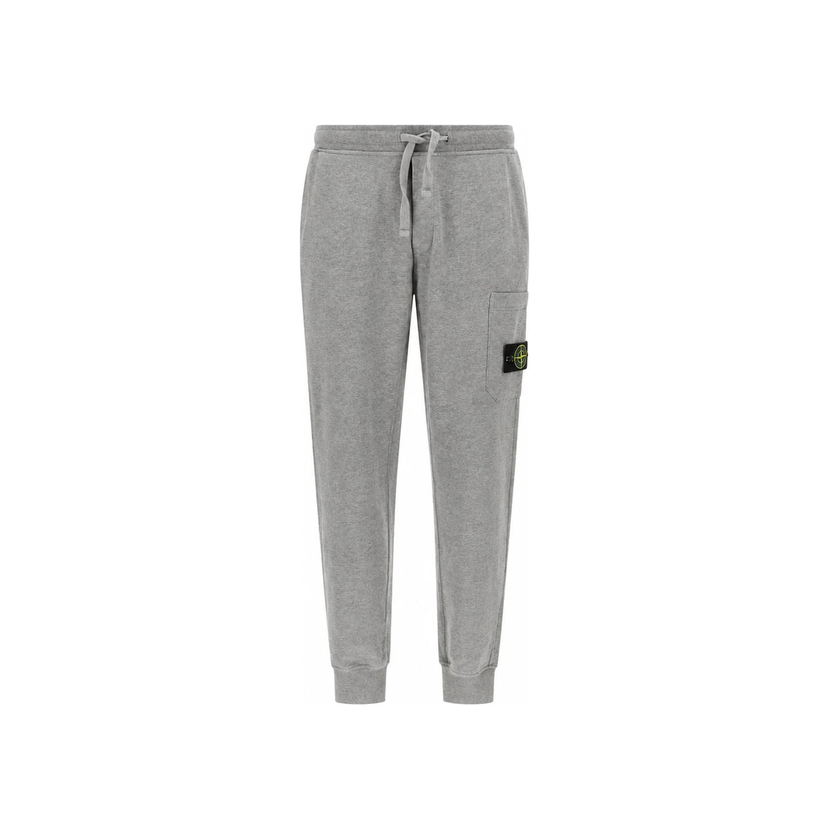 STONE ISLAND Cotton Cargo Jogger Sweatpants for Men Dust Gray