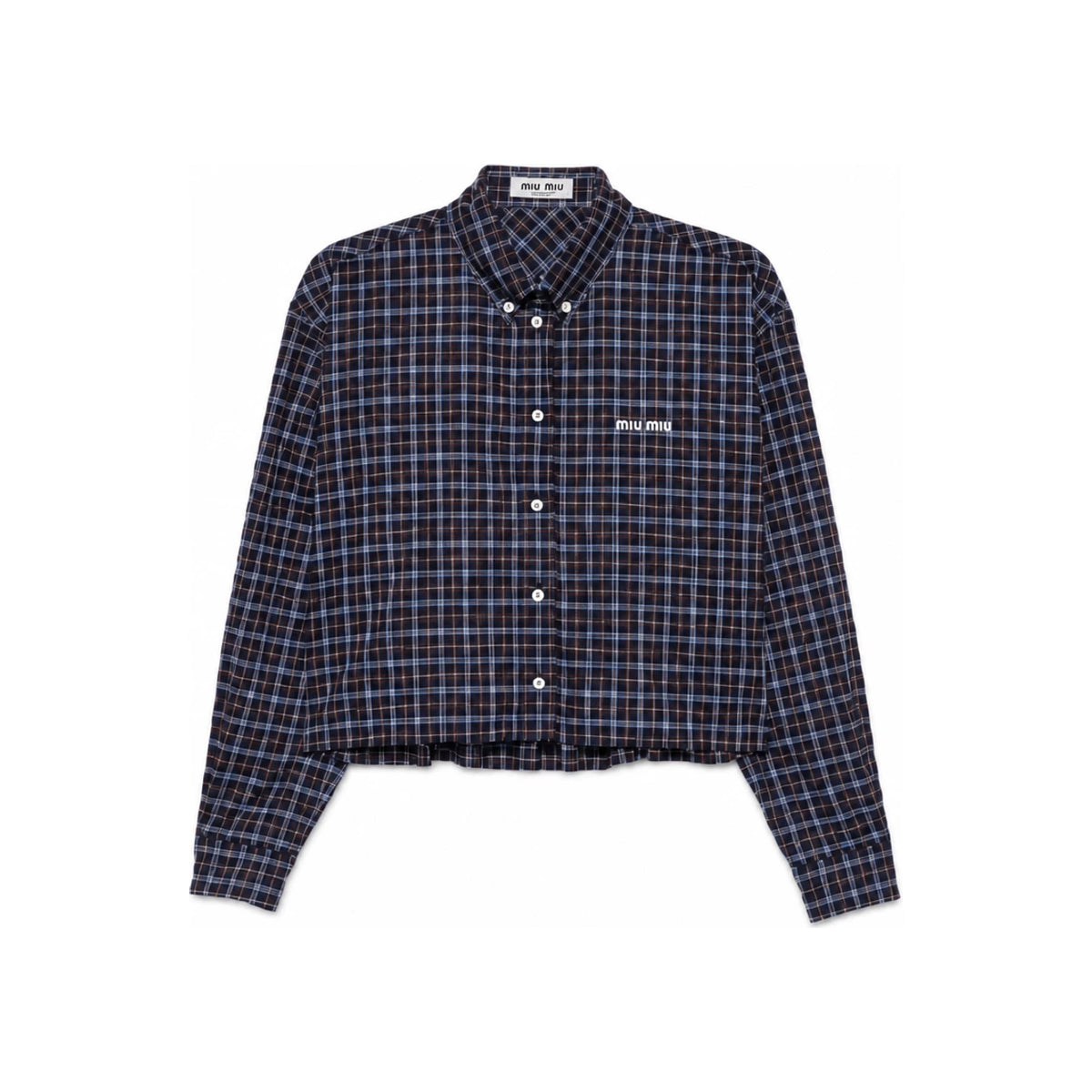Miu Miu Checkered Shirt