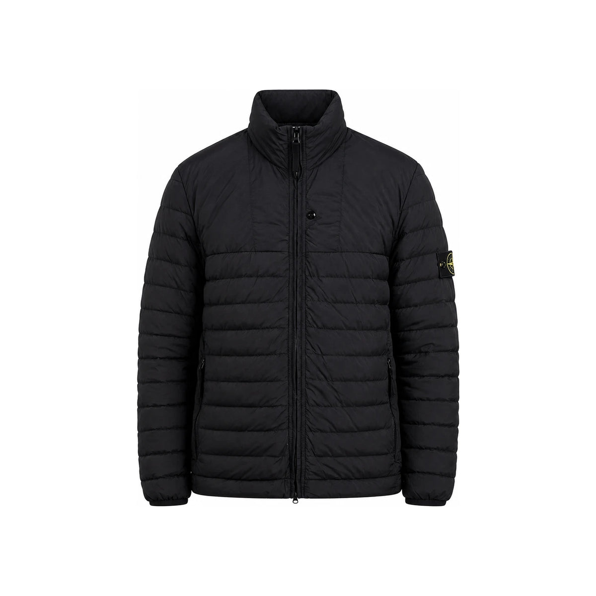 STONE ISLAND Black Down Puffer Jacket Men