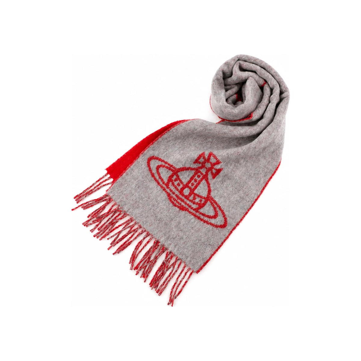 Vivienne Westwood O-albi Double Face Wool Scarf Women’s 81030006 W01MK P401