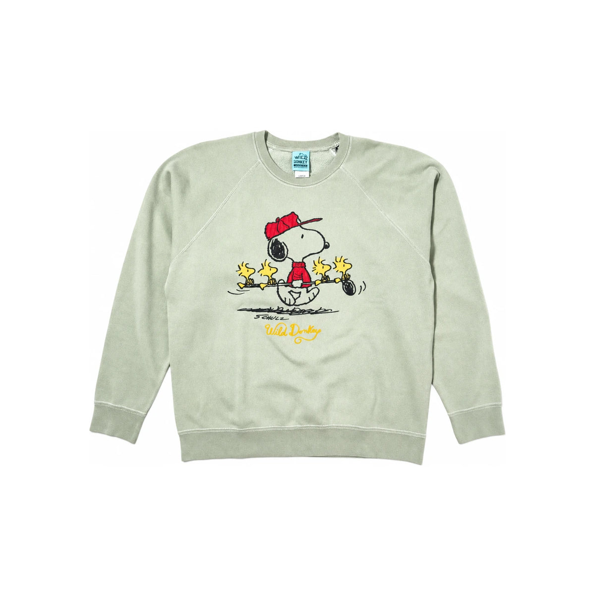 Wild Donkey Woods Raglan Crewneck Sweatshirt Unisex