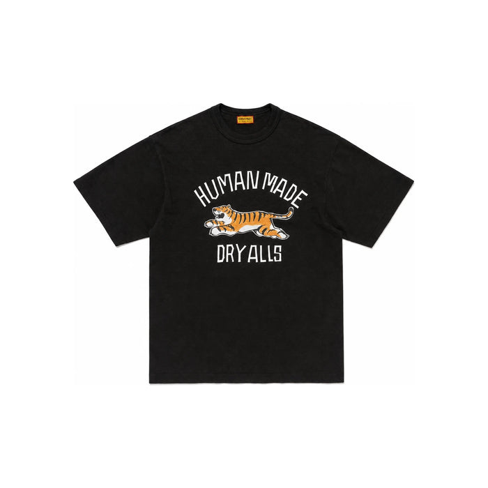 Humanmade Black Short Sleeve Cotton T-Shirt for Men